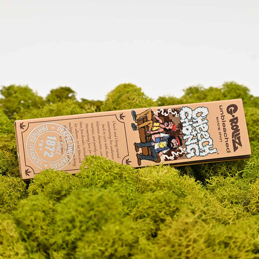 G-ROLLZ Cheech & Chong Kingsize Slim Papers + Tips & Bamboo Poker