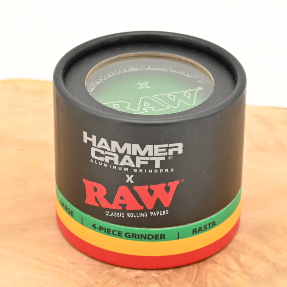 Hammercraft Rasta Aluminium Grinder 4-teilig - ⌀63mm