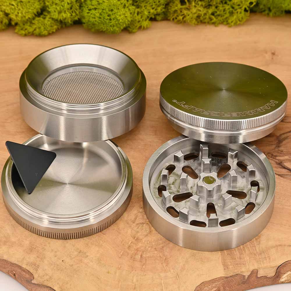 Hammercraft Edelstahl Grinder ⌀64mm - 5 teilig