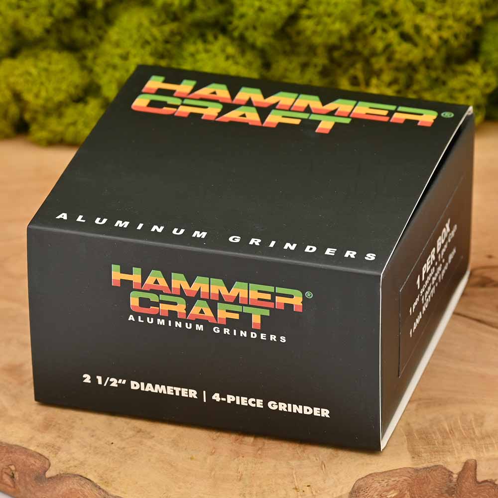 Hammercraft Rasta Aluminium Grinder 4-teilig ⌀63mm