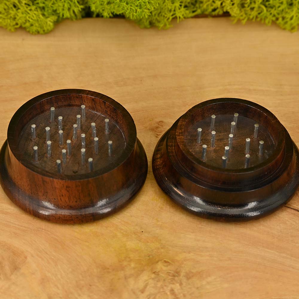 Rosenholzgrinder Leaf 2-teilig. mit Intarsie Ø 55mm