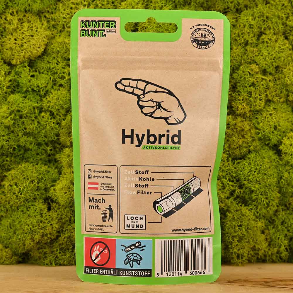 Hybrid Supreme Aktivkohlefilter (55er Pack) | Magenta