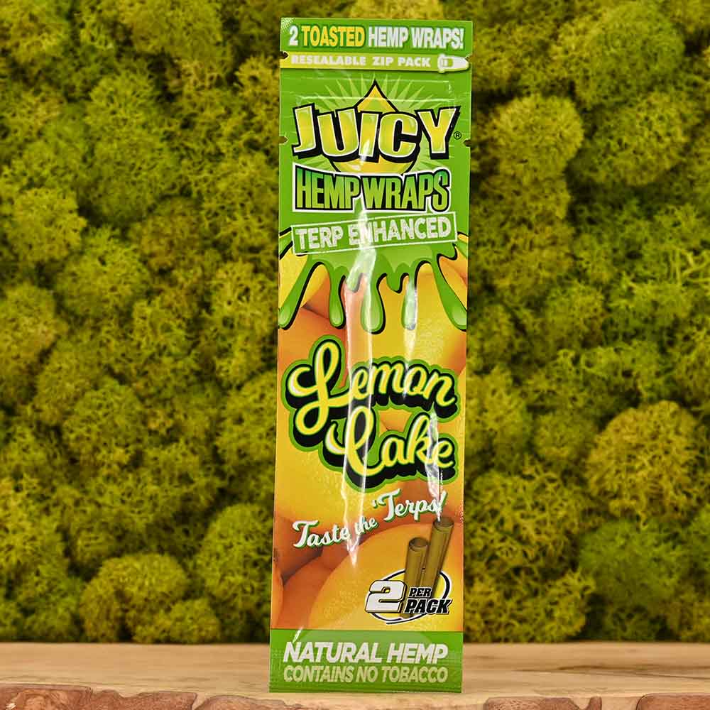 JUICY Terp Enhanced Wraps - Lemon Cake
