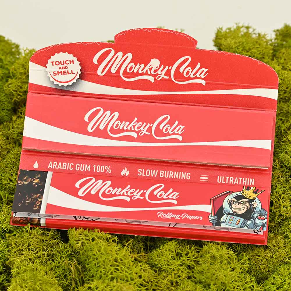 Monkey King Cola Kingsize Slim Papers + Tips (mit Geruch)