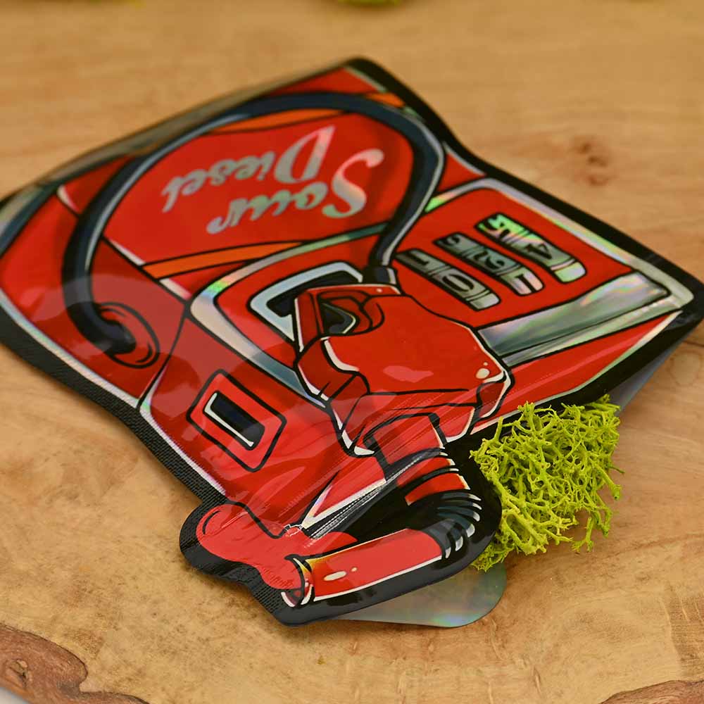 Mylar Baggie für ca. 3g - Sour Diesel
