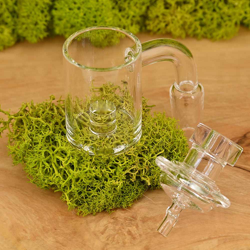 Black Leaf Glasbanger Set mit Carb Cap NS14