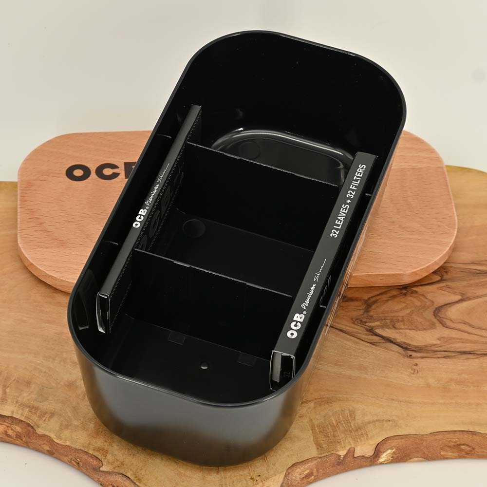 OCB Aufbewahrungsbox - Rolling Tray als Deckel + 2 Papers