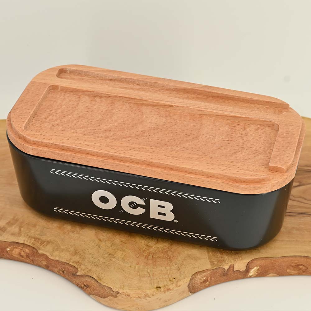 OCB Aufbewahrungsbox - Rolling Tray als Deckel + 2 Papers