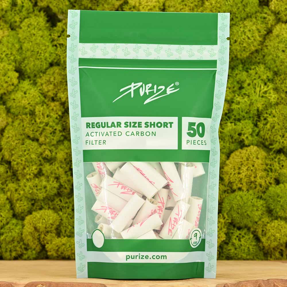 Purize Regular Short Size Aktivkohlefilter (50er Pack)