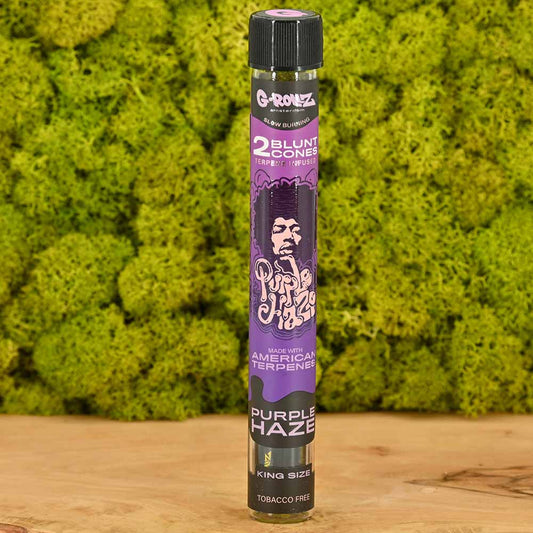 G-ROLLZ - Purple Haze - 2x Terpene Infused Blunt Cones