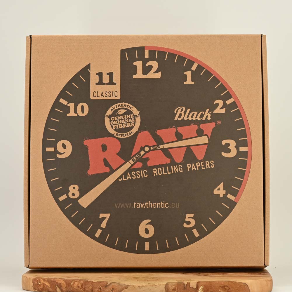 RAW Wanduhr - Schwarz