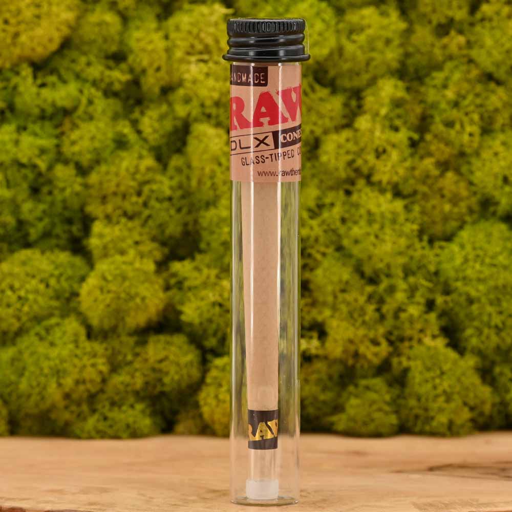 RAW DLX Cone Kingsize - mit 7mm Glastip