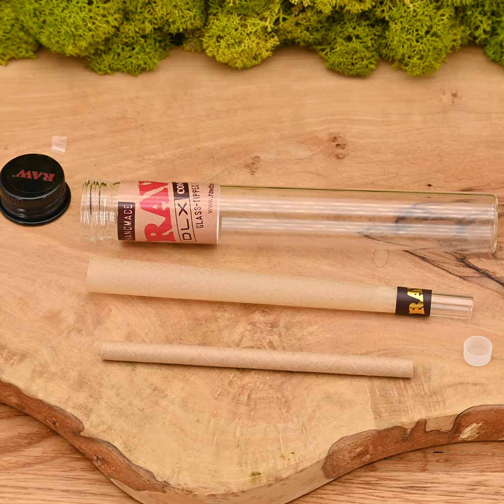 RAW DLX Cone Kingsize - mit 7mm Glastip