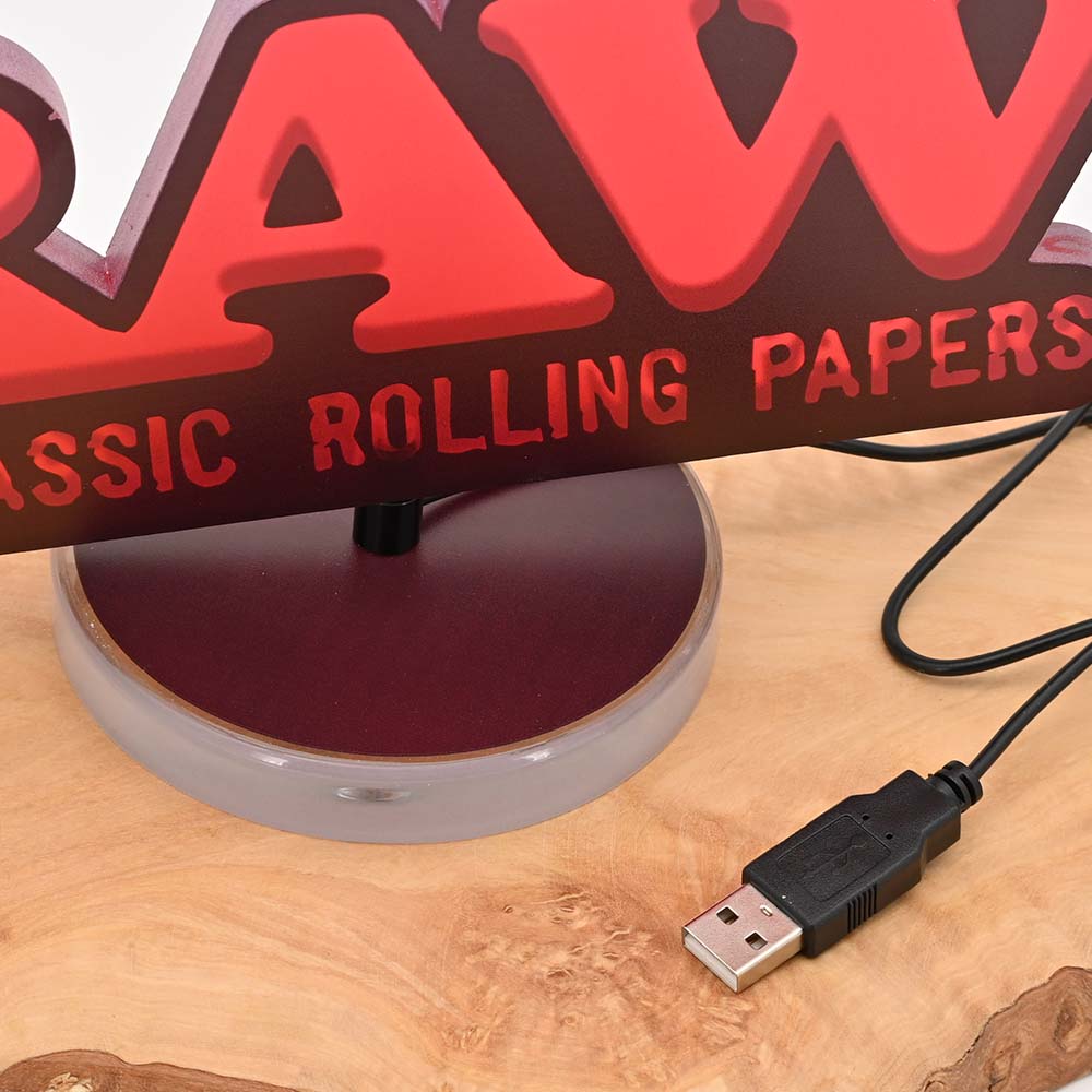 RAW LED Schild mit USB