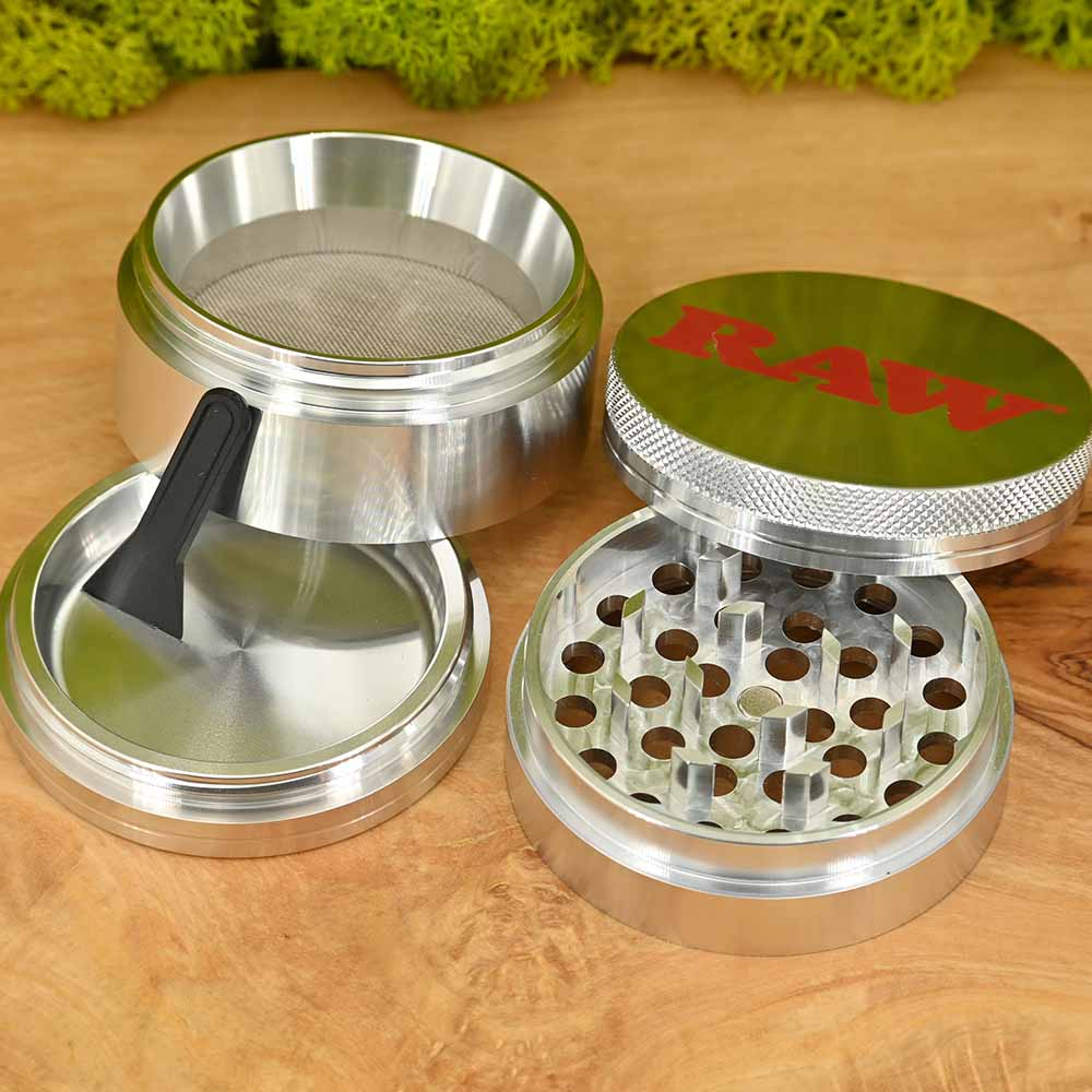 RAW Aluminium Grinder 4-teilig ⌀56mm