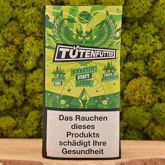 Tütenfutter Green - mit Hopfen 25g Tabakersatz