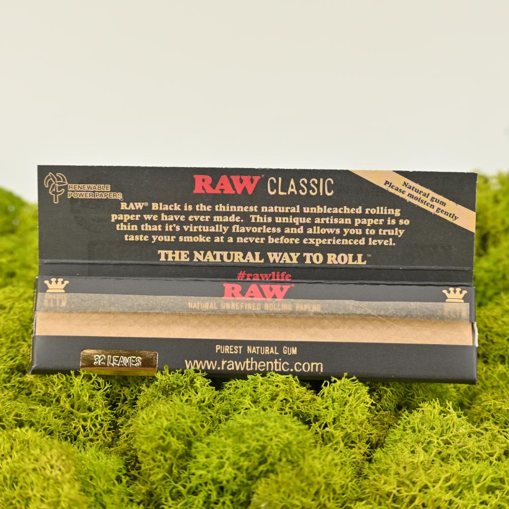 RAW Black Kingsize Slim Papers