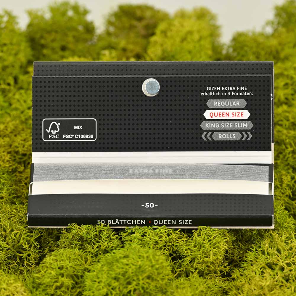 Gizeh Black Queen Size Paper + Tips