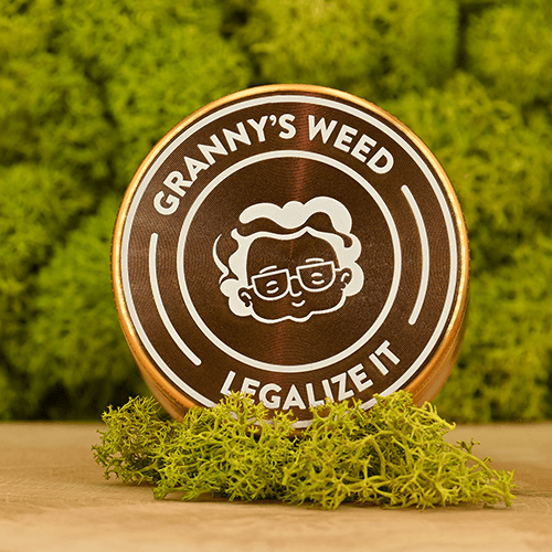 Granny's Premium Aluminium Grinder | ∅ 55mm - gold