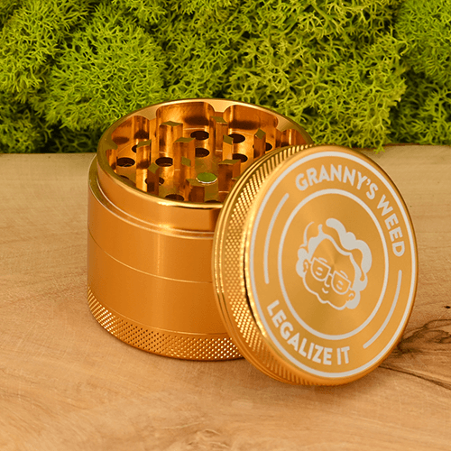 Granny's Premium Aluminium Grinder | ∅ 55mm - gold