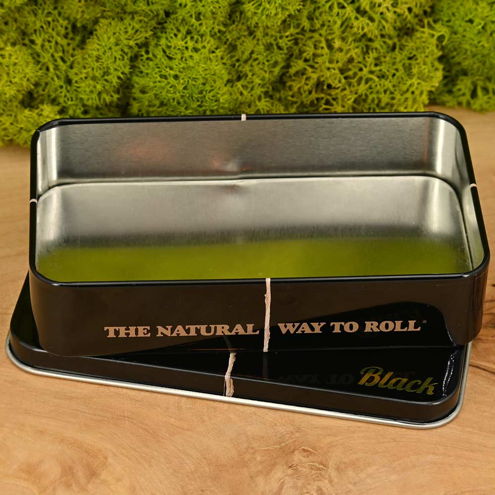 RAW Black Tin Case - für Joints & Paper