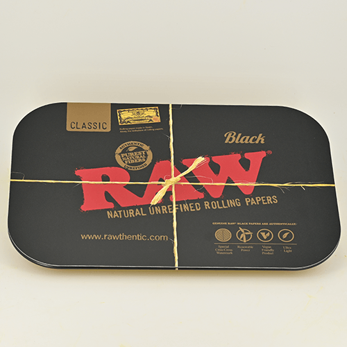 RAW Black Rolling Tray Cover - magnetisch