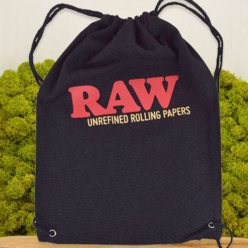RAW Turnbeutel aus Baumwolle - Schwarz