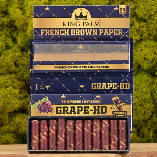 King Palm 1 1/4 Papers & Tips - Grape HD