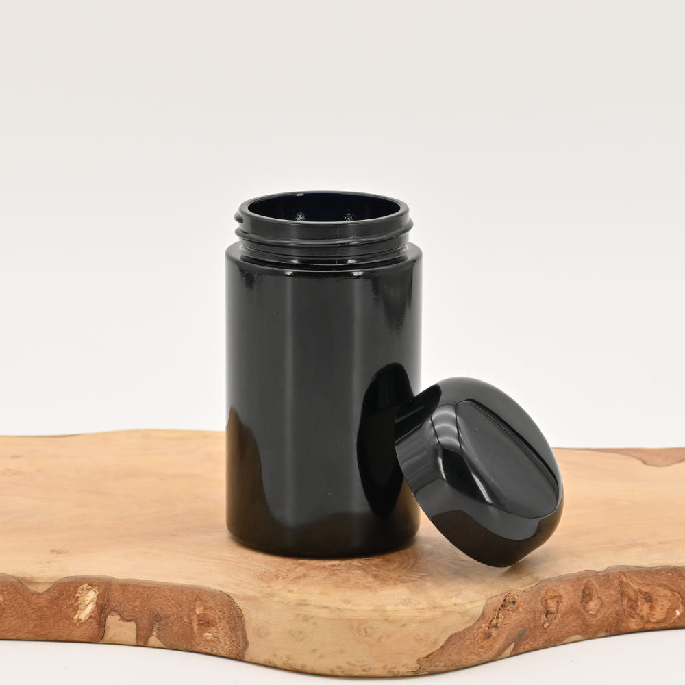 Miron Weithalsdose aus Violettglas (150ml)