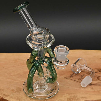 BLAZE Recyclebong Öl mit Perkolator MEDUSA