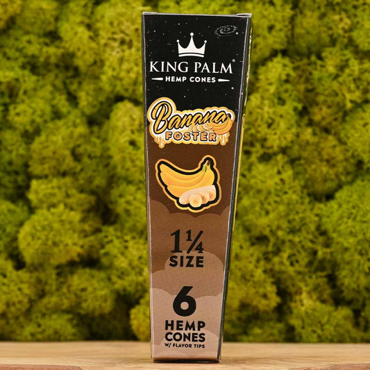 King Palm - 1 1/4 Hemp Cones - Banana Foster