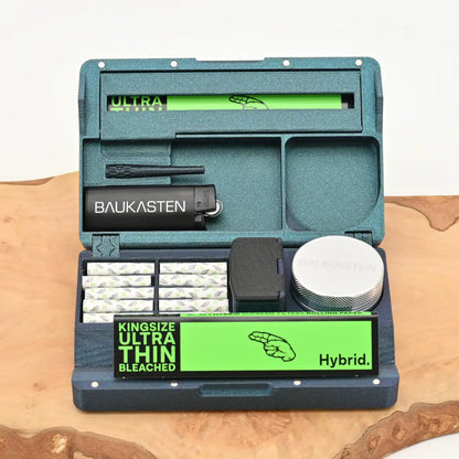 Baukasten-Mini-Space-Edition-Joint-Box-Glitzer-klein-fuer-unterwegs-Geschenk-Dein-Headshop-fuer-Gras-Zubehoer-Johnnys-Headshop