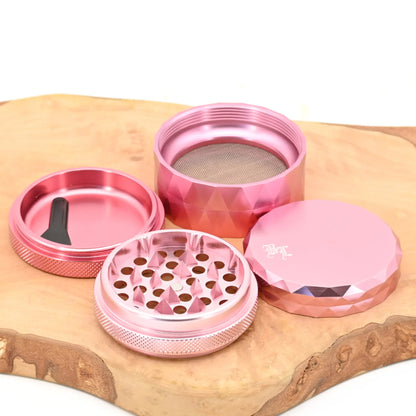 Black-Leaf-Grinder-Changierend-Pink-Rot-Grinder-Grinder-4-teilig-Pollensieb-kaufen-Headshop-mit-diskretem-Versand-Johnnys-Headshop