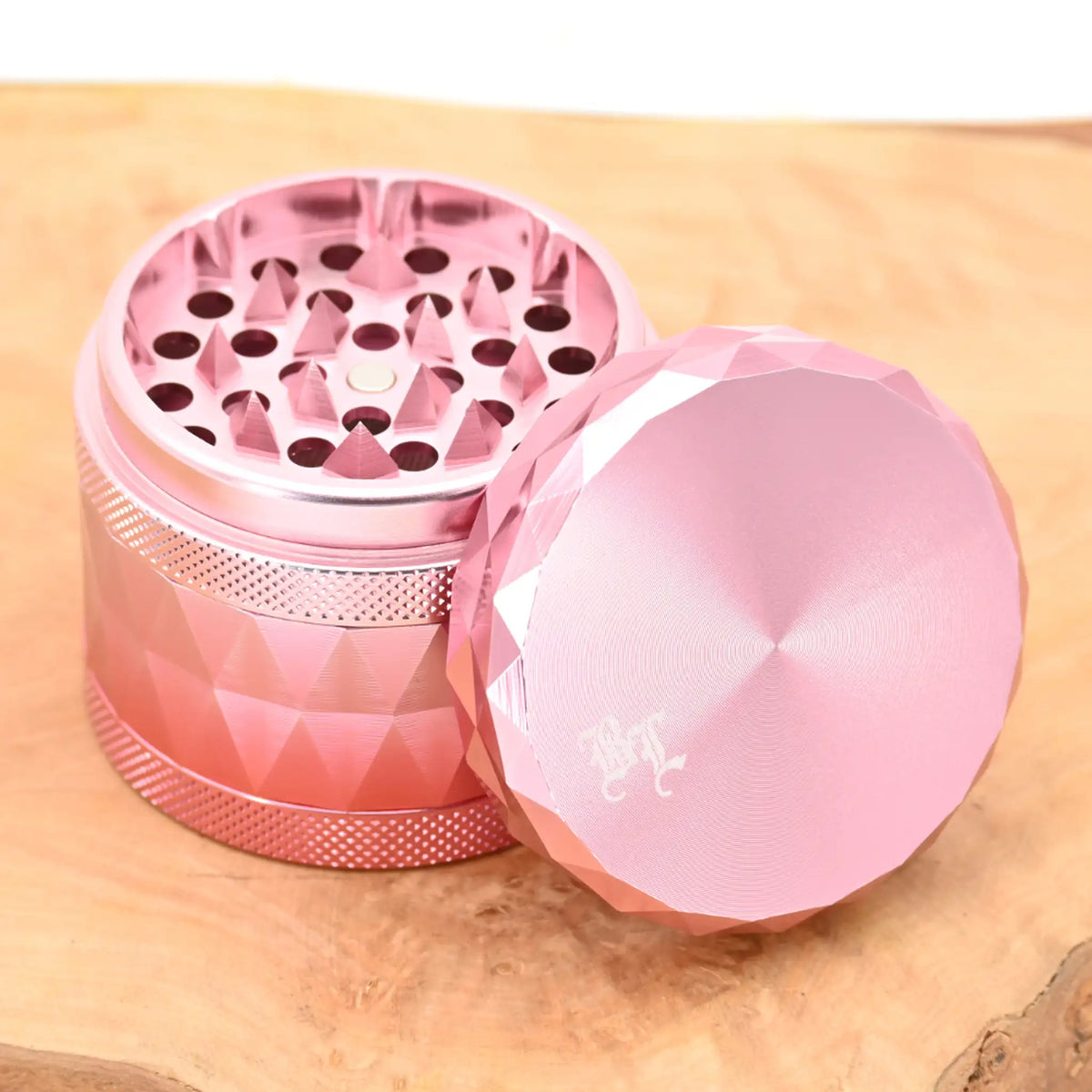 Black-Leaf-Grinder-Changierend-Pink-Rot-Kraeutermuehle-Cannabis-Grinder-Kief-Grinder-Weed-Online-Headshop-guenstig-kaufen-Johnnys-Headshop