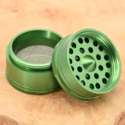 Black-Leaf-New-Edge-Grinder-Dunkelgruen-Kraeutermuehle-Cannabis-Grinder-Kief-Grinder-Weed-Online-Headshop-guenstig-kaufen-Johnnys-Headshop