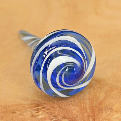 Black Leaf Carb Cap Dabber Kreisel - blau - ⌀ 26mm