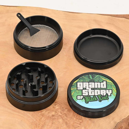 Black Leaf Grand Story Aluminium Grinder - ⌀50mm