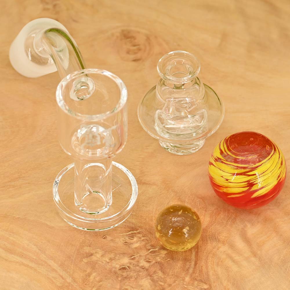 Black Leaf Terp Slurper Banger Set mit Carb Cap NS19