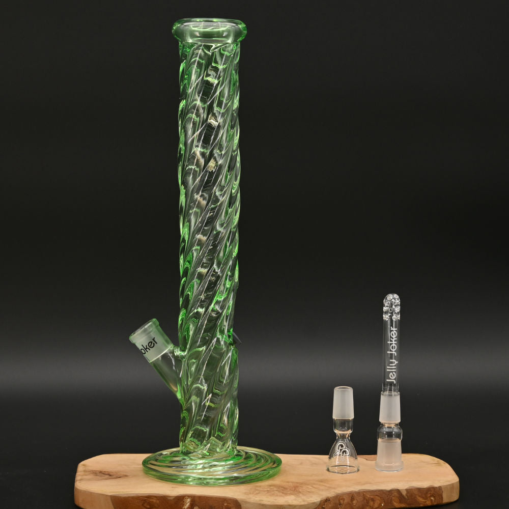 Jelly Joker Bong Twylinder Grün (40cm)