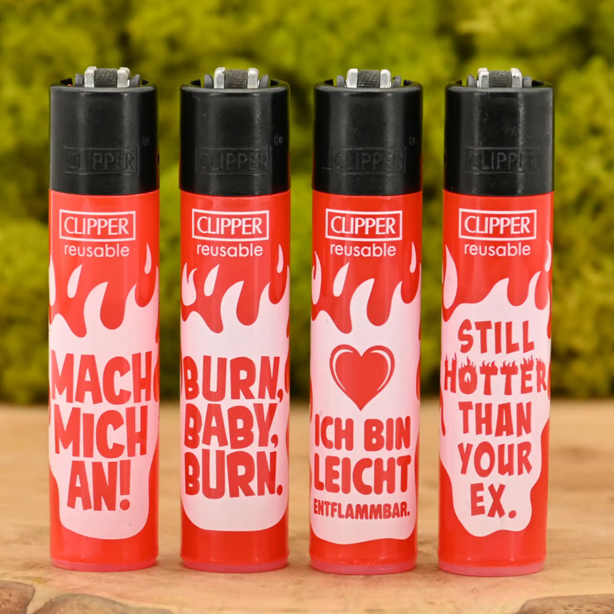 Clipper-Mach-mich-an-4er-Set-Sprueche-Clipper-Zuendstift-als-Stopfer-Spruch-Feuerzeug-Online-Headshop-guenstig-kaufen-Johnnys-Headshop
