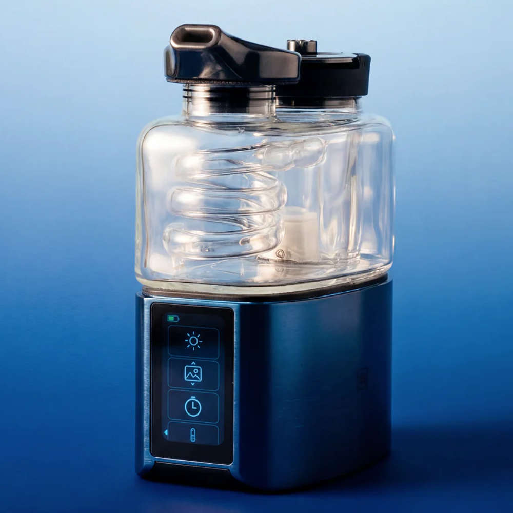 Jacuzzi-Bubbler aus Glas