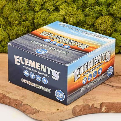 Elements Connoisseur King Size Slim Papers - Original - Display Box (24 Stück)