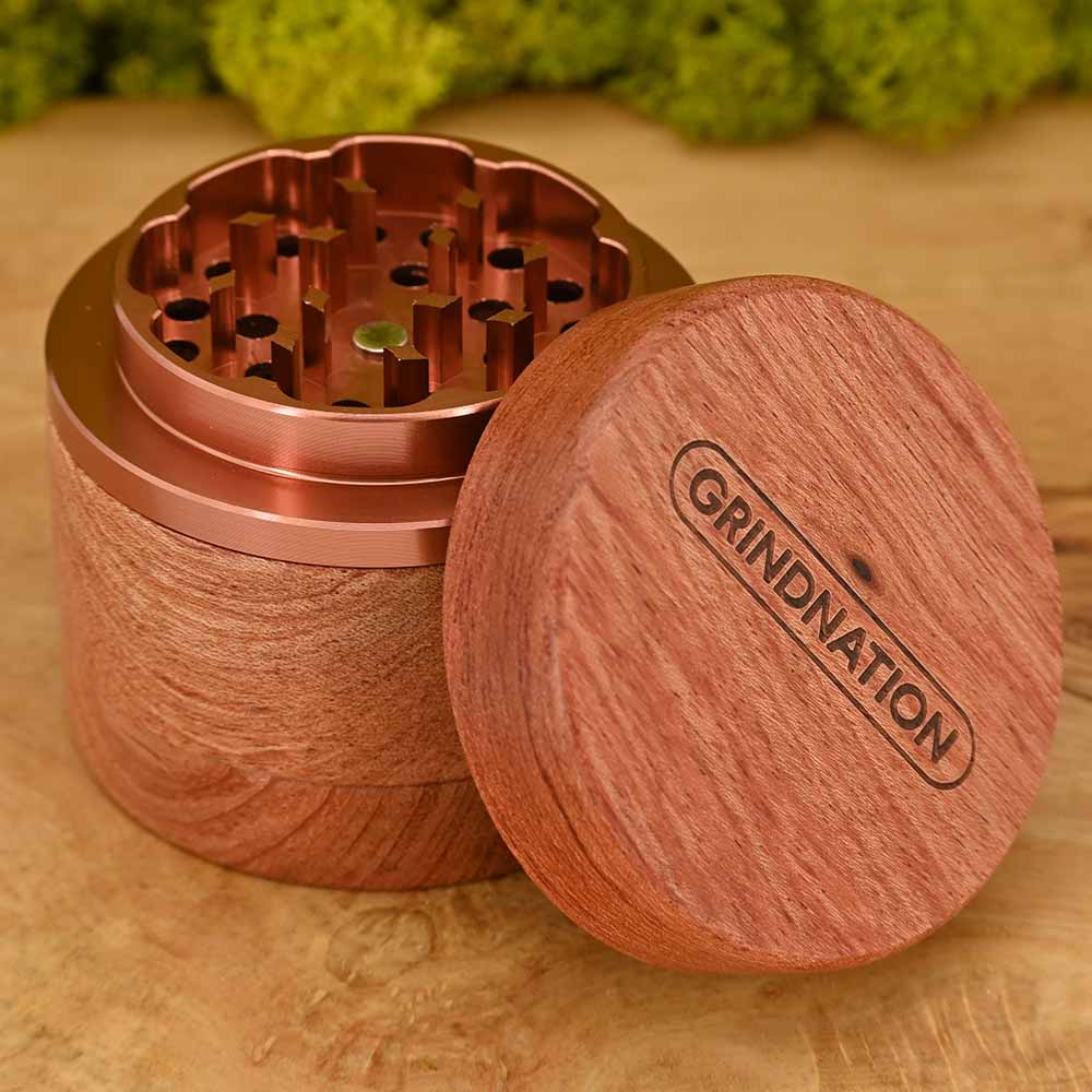 Grindnation Eschenholz Grinder ⌀63mm - 4 teilig