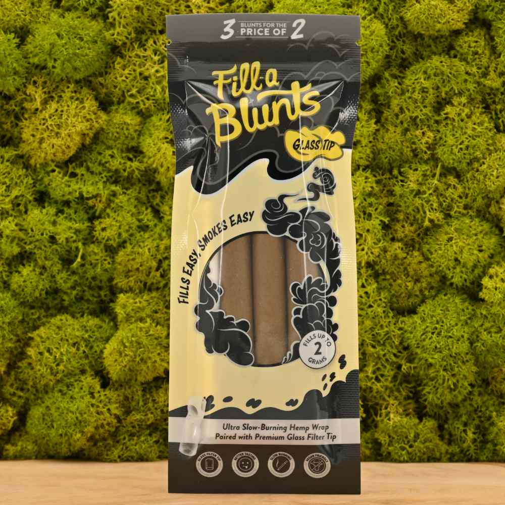 Fill a Blunt Cones mit Glastip (3er-Pack)