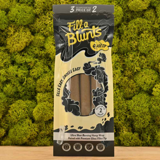 Fill a Blunt Cones mit Glastip (3er-Pack)