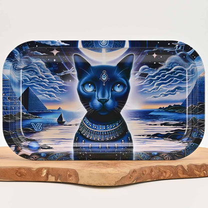 V-Syndicate Flightdeck All-in-one Rolling Tray - Feline Pharao