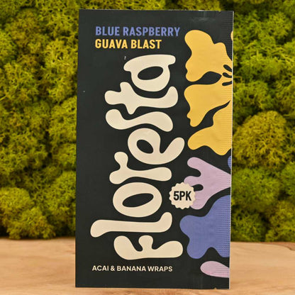 Floresta - 5 Blunt Wraps - Blue Raspberry Guava