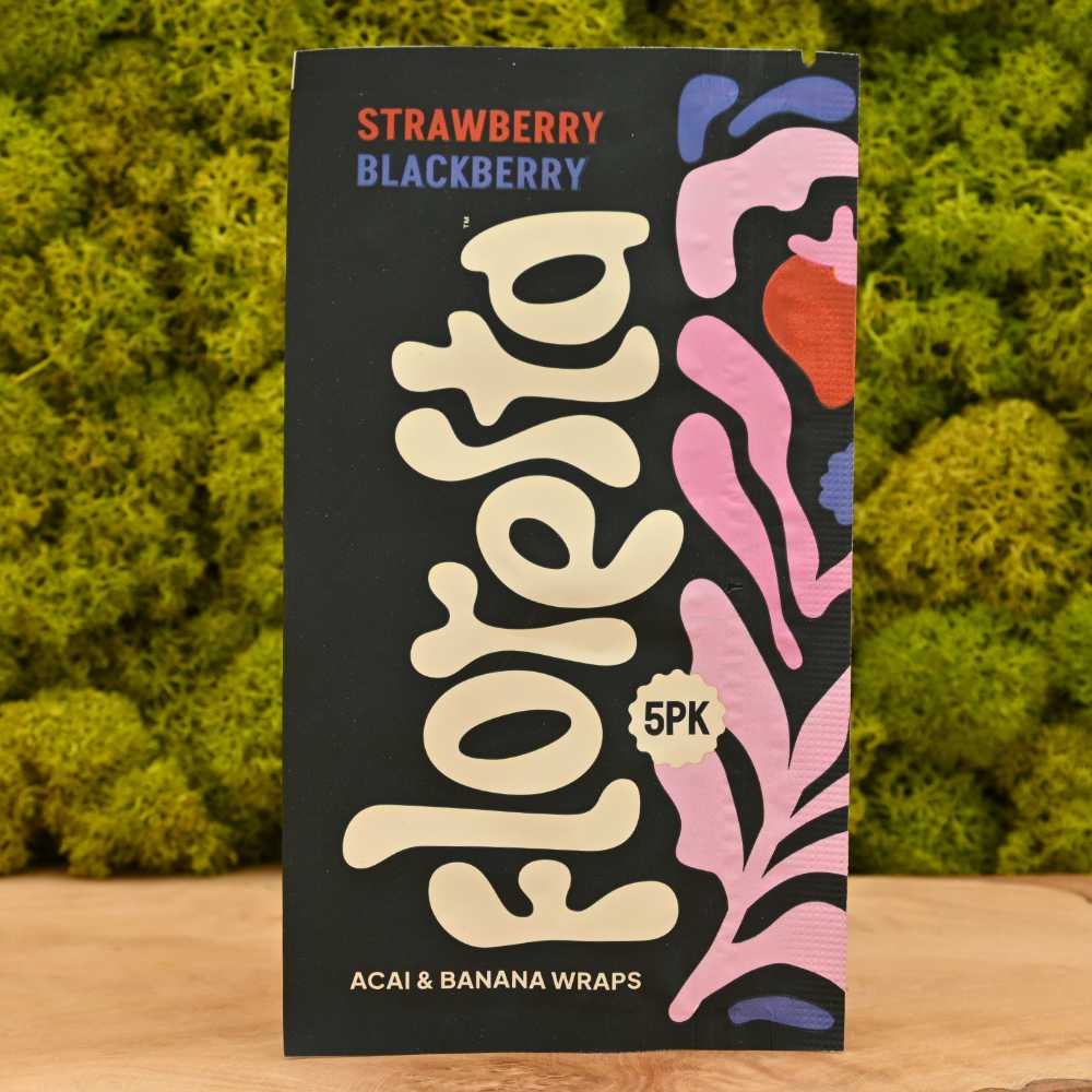 Floresta - 5 Blunt Wraps - Strawberry Blackberry