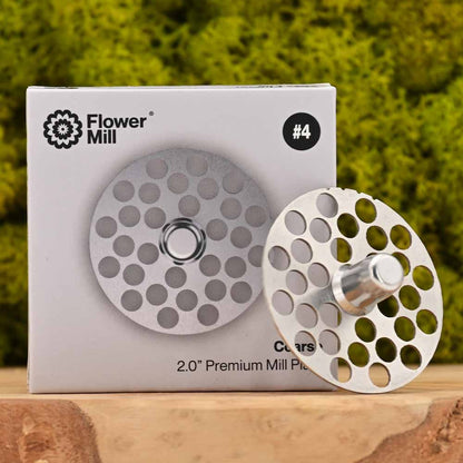 Flower Mill - Edelstahl Mahlplatten