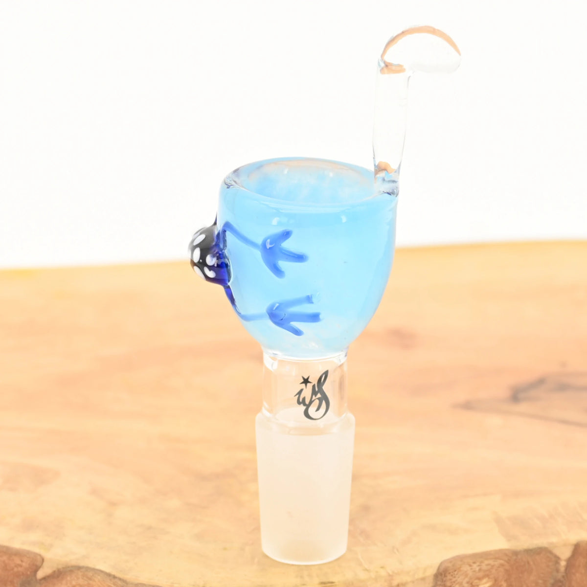 weedstar_froggy_hellblau_ns19_81mm_bong_kopf_zubehoer_guenstig_headshop_Johnnys_Headshop